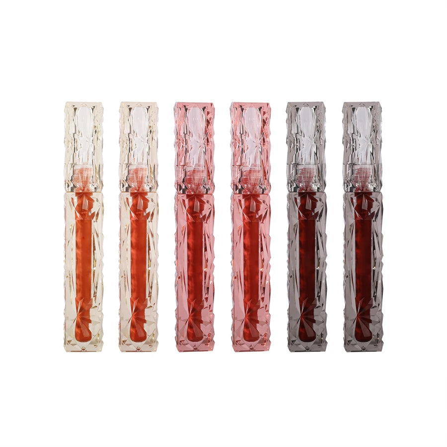 Long-Lasting Moisturizing Waterproof Lip Gloss - Transparent Mirror Finish