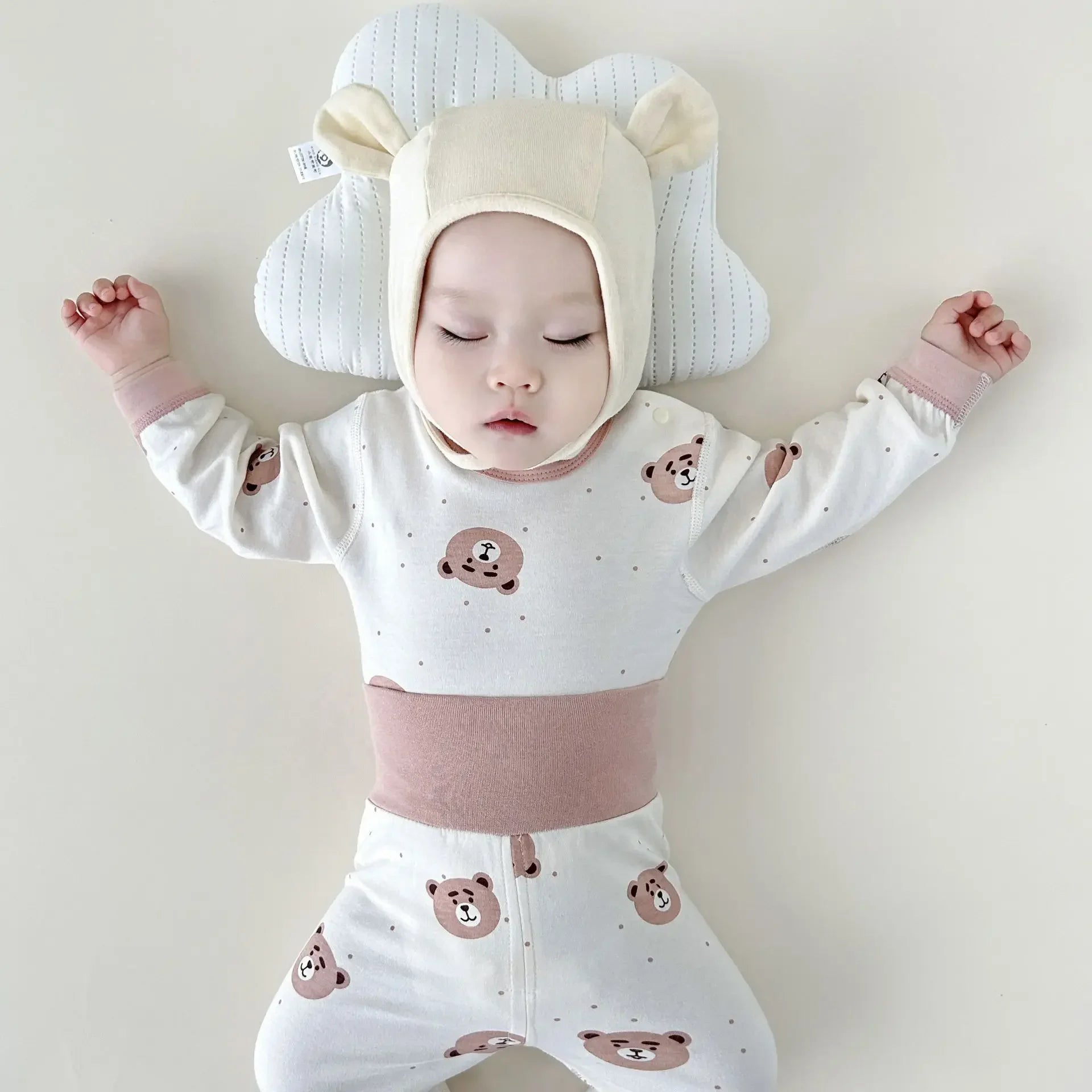 0-4Years baby clothes Autumn Pants Set Children's Underwear Bottoming Baby High Waist Belly Pants Spring New Pajamas Home Wear