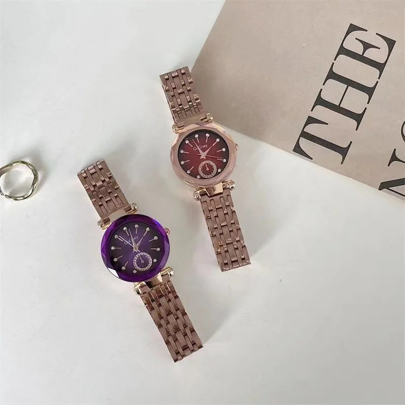 2025 New Brand Women Watches Fashion Steel Ladies Quartz Watch Reloj Mujer Marcas Famosas De Lujo gift Wristwatch Dropshipping