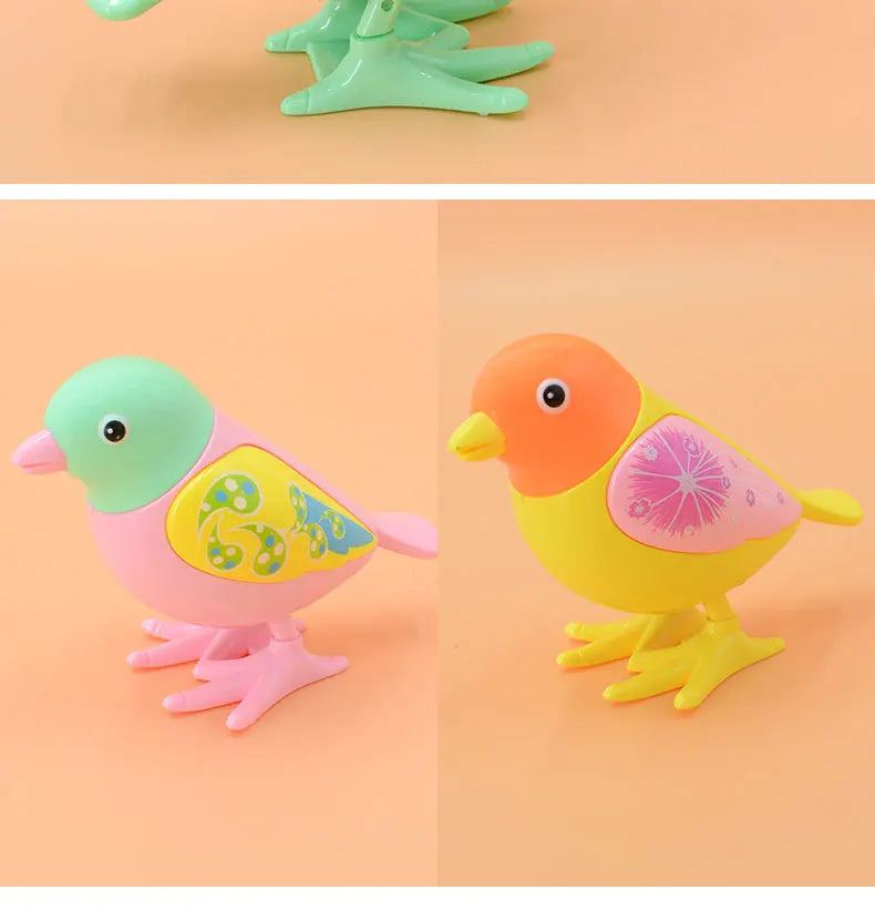 New Clockwork Toy Children's Cartoon Winding Creative Jumping Little Magpie Bird Puzzle Small Animal Baby Gift