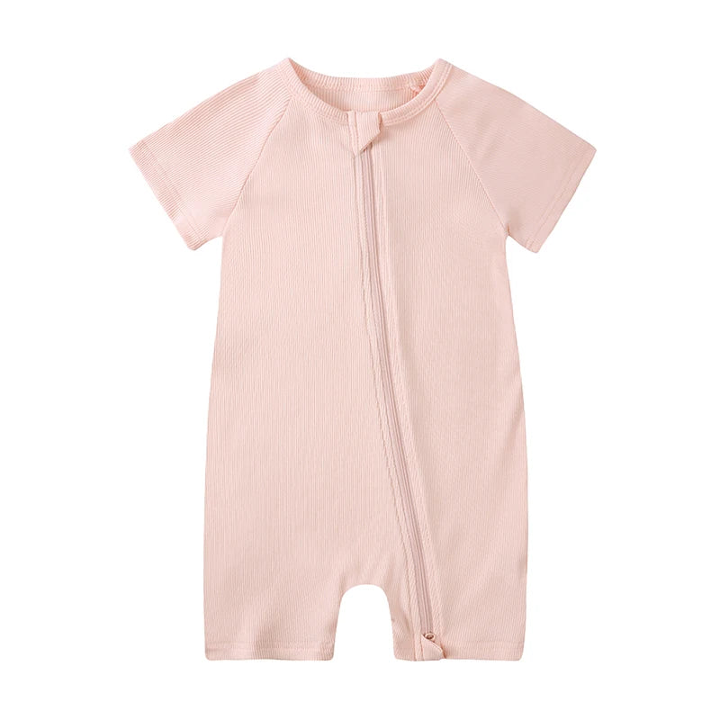 2025 Spring Newborn Baby Boy Romper Thicken Bamboo Infant Clothes Long Sleeve Ribbed Bodysuit Kid Girl Jumpsuit Sleeper Pajamas