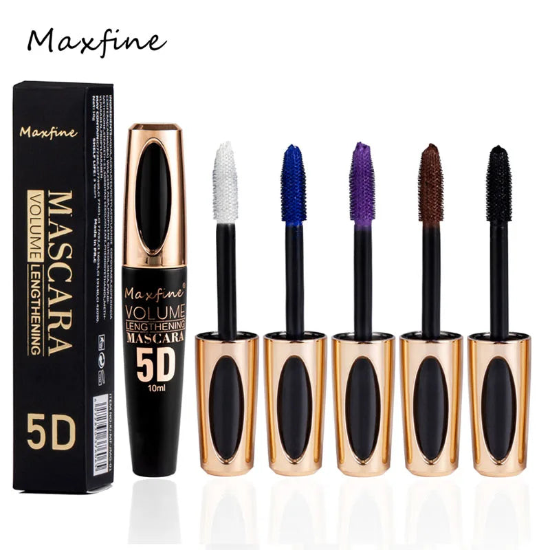 5D Silk Mascara with Big Eyes Strong and Lasting Black Waterproof and Non-caking