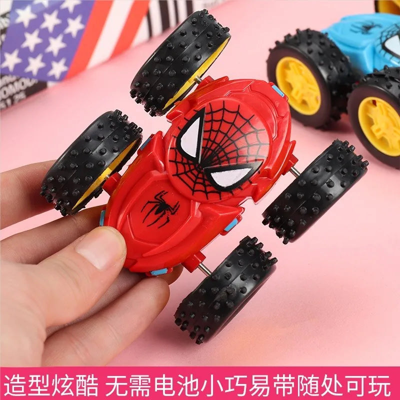 NEW Kids Spider Dump Truck Inertia Car 360 Degree Impact Resistant Double Sided Car Children's Puzzle Toys Student Prize Gifts