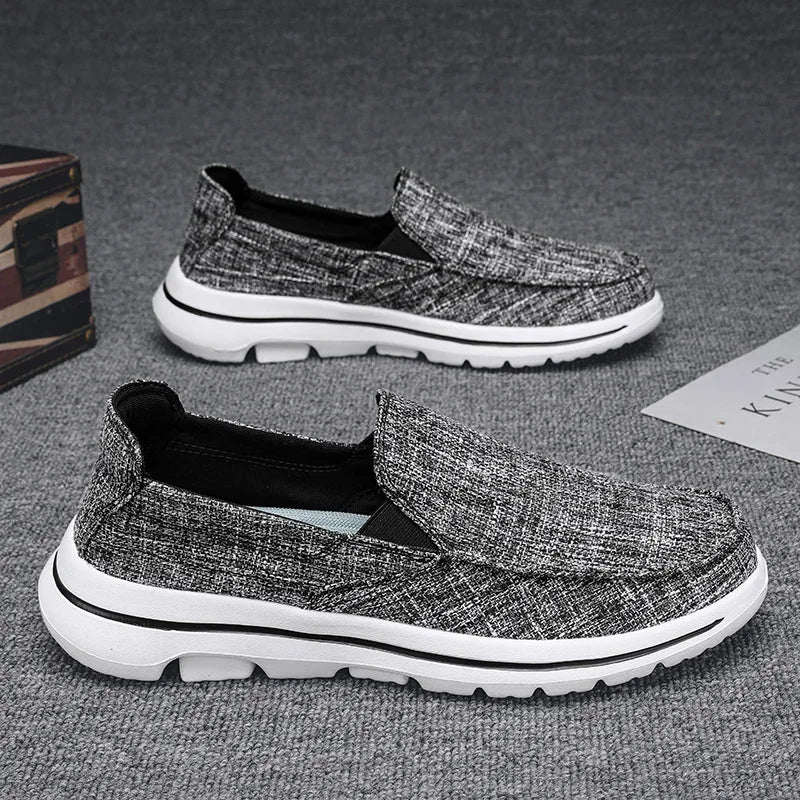 Men's Canvas Shoes Outdoor Casual Denim Vulcanize Shoes Fashion Luxury Style Designer Breathable Men Sneakers Loafers