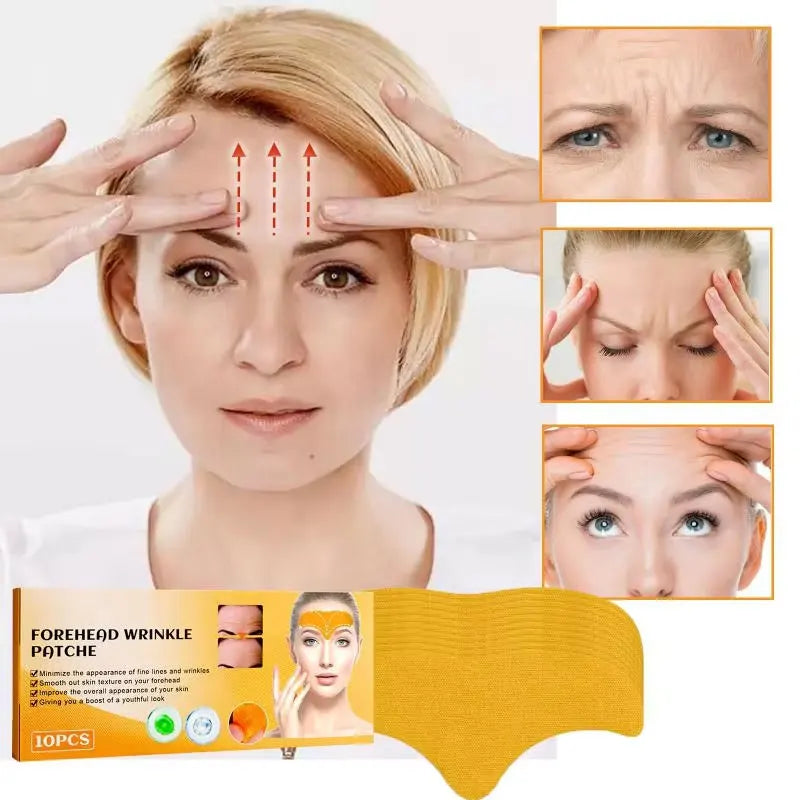 Face Wrinkle Patches - 10pcs for Lifting, Firming, and Smile Line Reduction