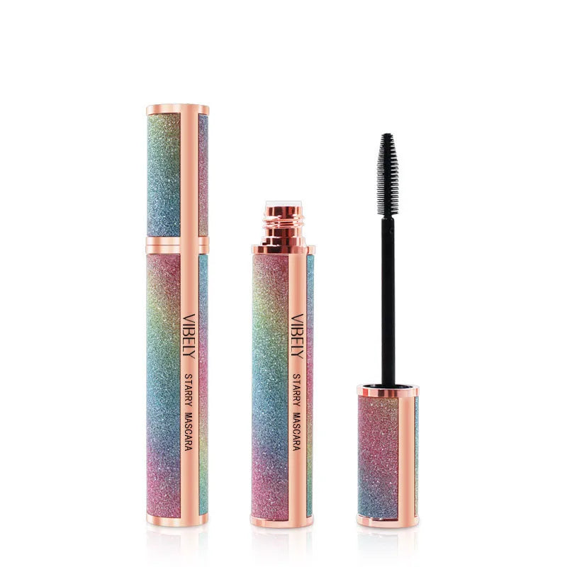 4D Brilliant Starry Sky Black  Mascara Slim, Thick, Curled, Waterproof, Long lasting, Non Staying Mascara