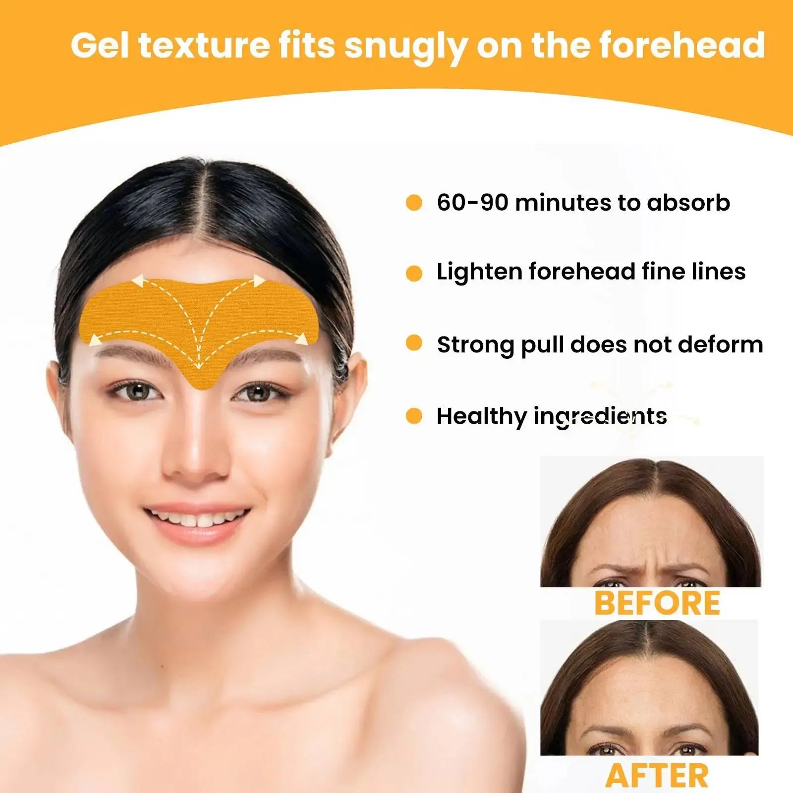 Face Wrinkle Patches - 10pcs for Lifting, Firming, and Smile Line Reduction