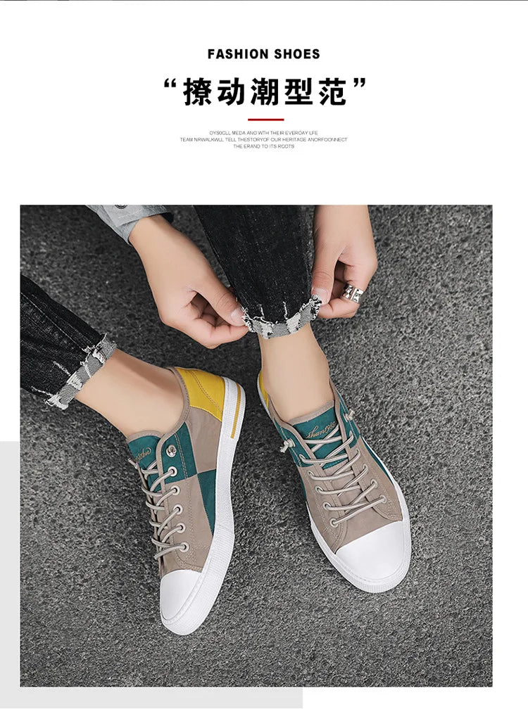 Breathable Summer Casual Shoes Men's Versatile Beijing Cloth Shoes Lazy Person's Slip-Ons Sports Trendy Shoes