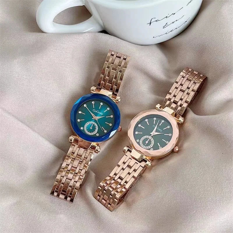 2025 New Brand Women Watches Fashion Steel Ladies Quartz Watch Reloj Mujer Marcas Famosas De Lujo gift Wristwatch Dropshipping