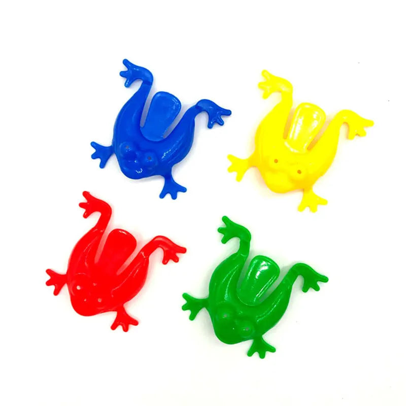 10-20Pcs Jumping Frog Bounce Fidget Toys For Kids Novelty Assorted  Stress Reliever Toys For Children Birthday Gift Party Favor