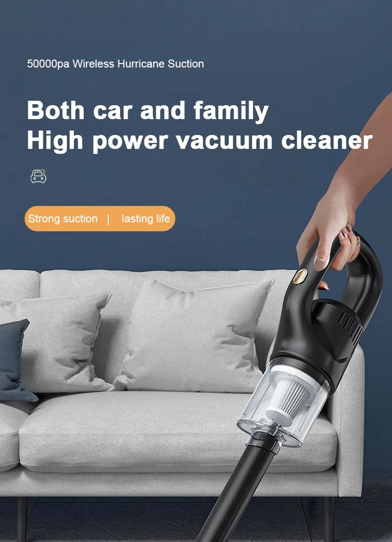 Wireless Handheld Vacuum Cleaner Cordless Handheld Vacuum Chargeable Auto Vacuum for Home & Car & Pet Mini Vacuum Cleaner