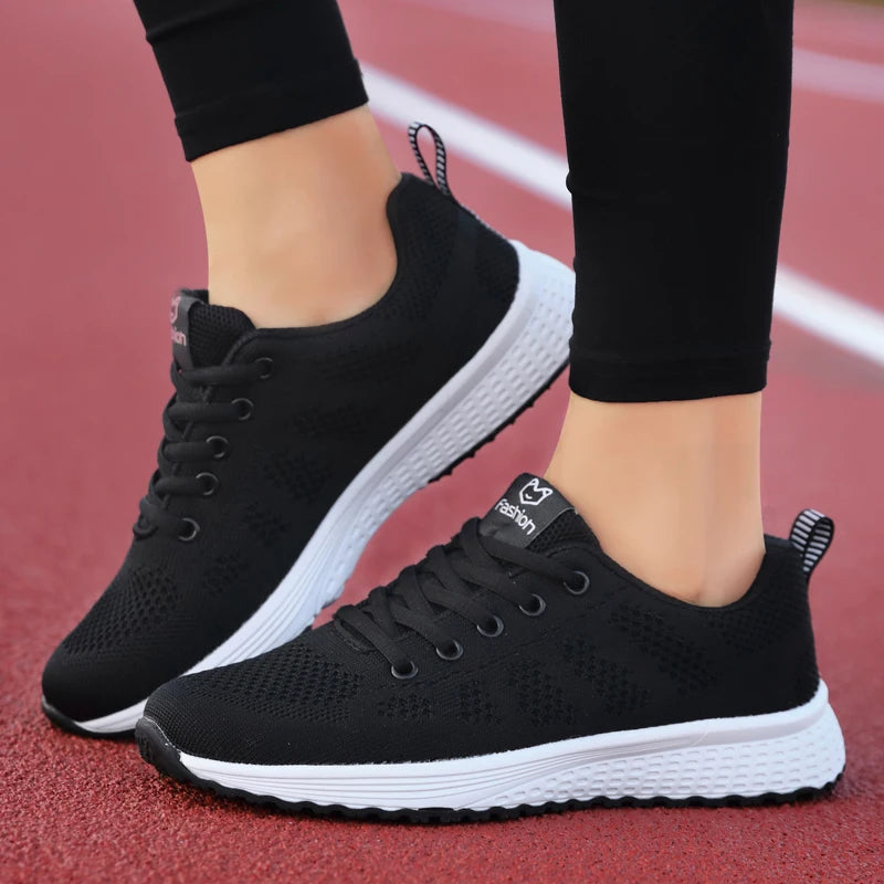 2024 Women Sport Shoes Fashion Platform Sneakers Ladies Spring Winter Flats Running Shoes for Woman