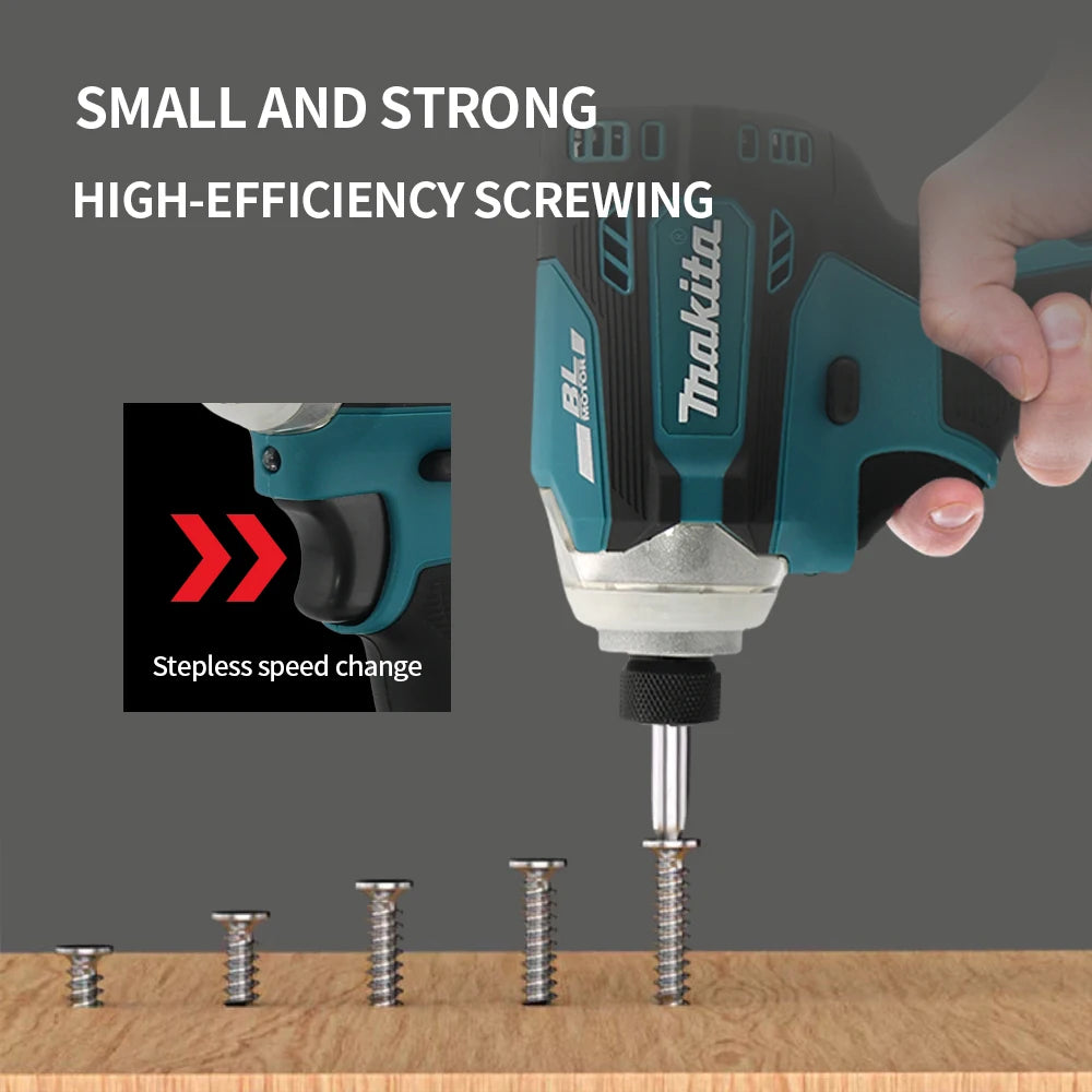 Makita 180N.m DTD171 New Impact Driver Brushless Electric Screwdriver 18V