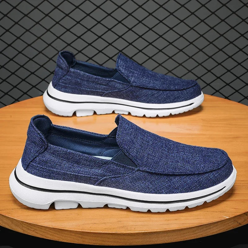 Men's Canvas Shoes Outdoor Casual Denim Vulcanize Shoes Fashion Luxury Style Designer Breathable Men Sneakers Loafers