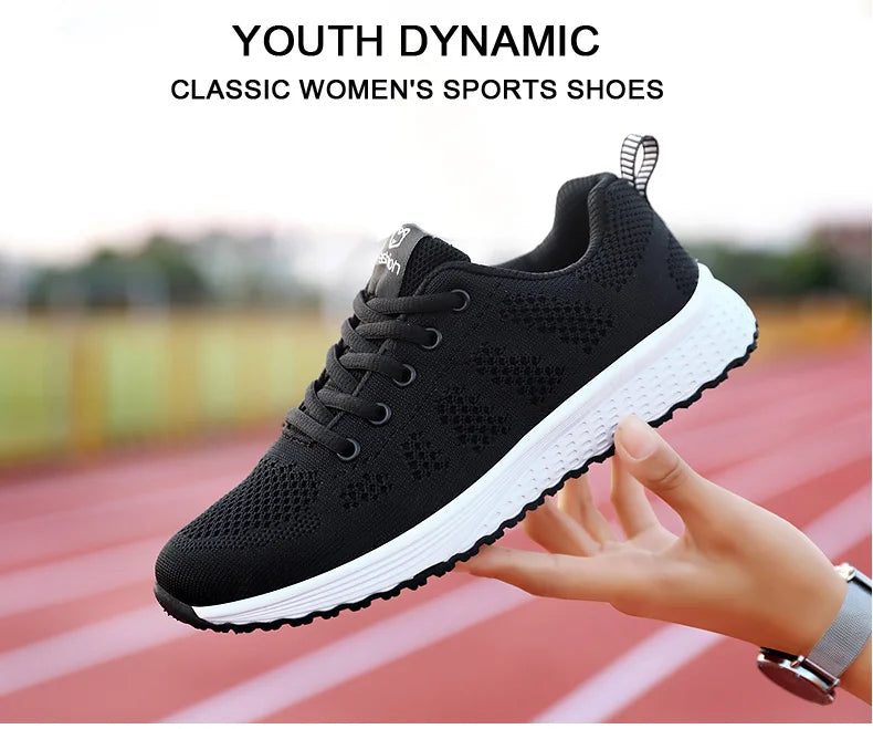 2024 Women Sport Shoes Fashion Platform Sneakers Ladies Spring Winter Flats Running Shoes for Woman