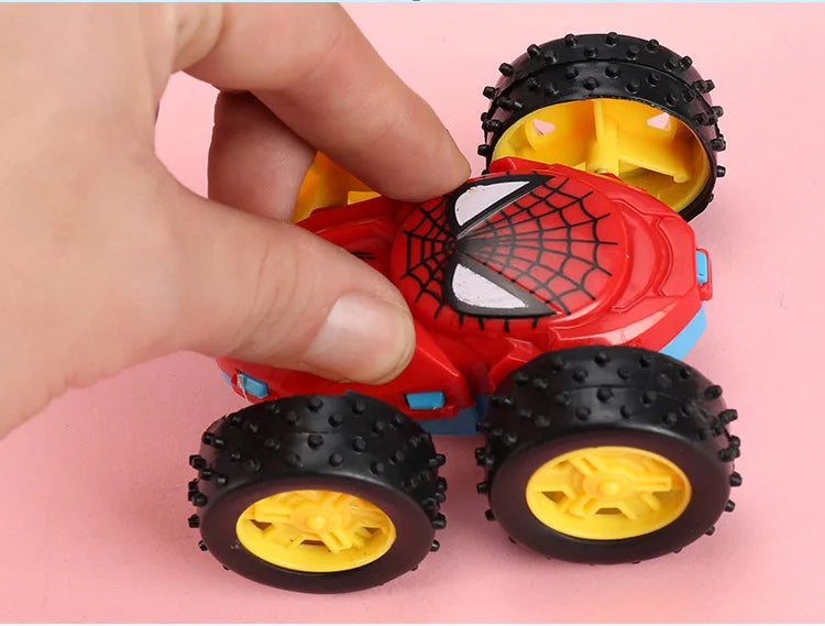 NEW Kids Spider Dump Truck Inertia Car 360 Degree Impact Resistant Double Sided Car Children's Puzzle Toys Student Prize Gifts