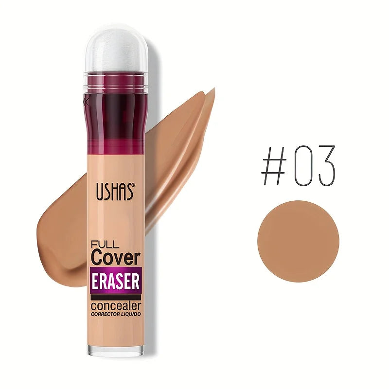 New Sponge Head Concealer - Long Lasting Liquid Foundation for Dark Circles & Acne