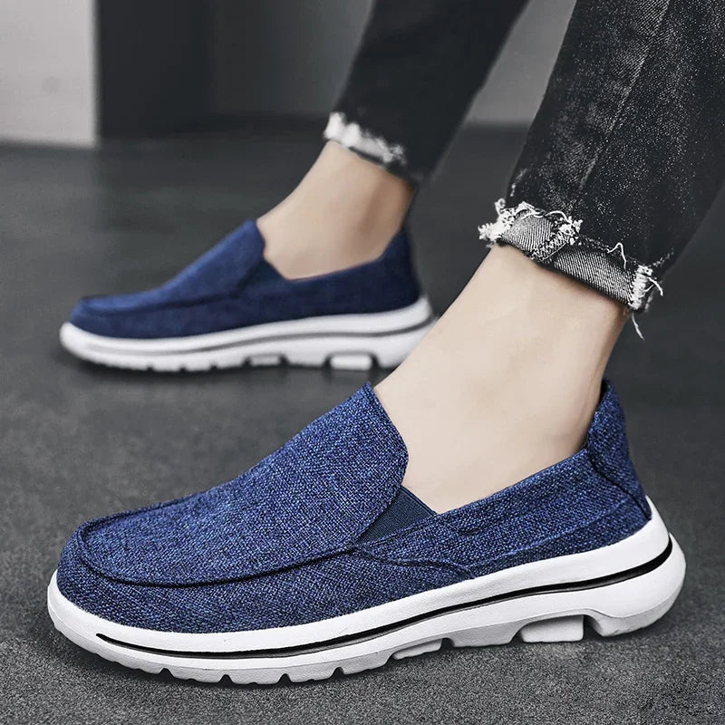 Men's Canvas Shoes Outdoor Casual Denim Vulcanize Shoes Fashion Luxury Style Designer Breathable Men Sneakers Loafers