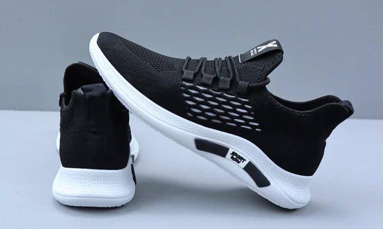 Spring White Casual Shoes Breathable Non-slip Walking Sneakers Men Shoes Outdoor 2025 Comfortable Fashion Lace Up Running Shoes