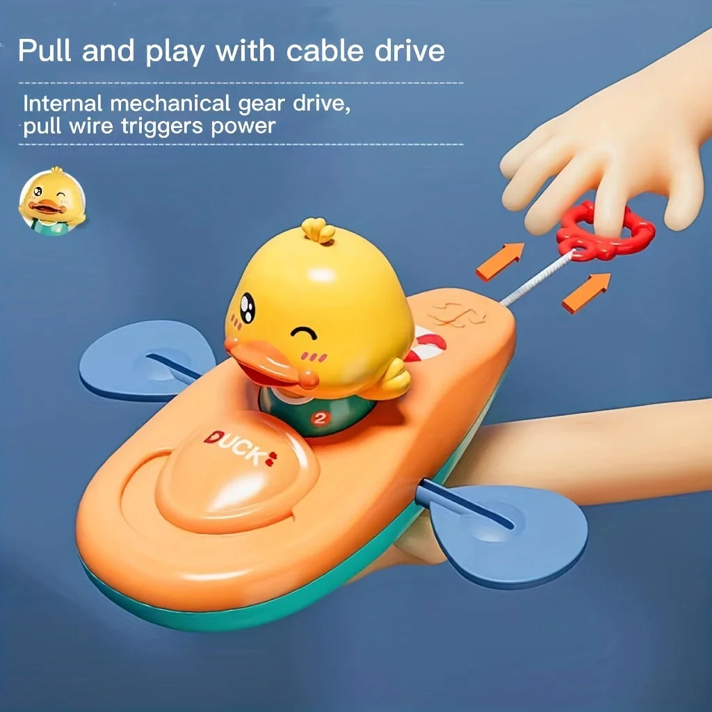 1 Pc Little Yellow Duck Kayak Toy Swimming Pool Bathroom Toy 1 Pc Little Yellow Duck Kayak Toy Swimming Pool Bathroom Toy