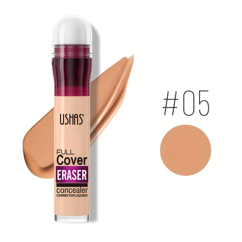 New Sponge Head Concealer - Long Lasting Liquid Foundation for Dark Circles & Acne