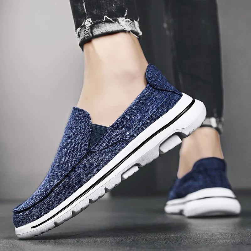 Men's Canvas Shoes Outdoor Casual Denim Vulcanize Shoes Fashion Luxury Style Designer Breathable Men Sneakers Loafers