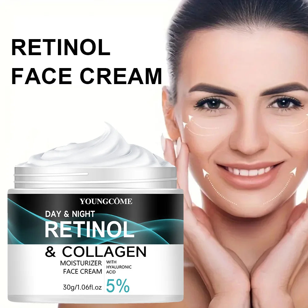 YOUNGCOME Retinol Cream Promotes Skin Elasticity And Luster Nourishing Nourishing And Locking Moisture To Improve Skin Texture