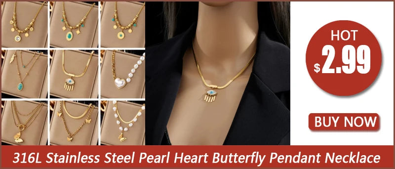 DIEYURO 316L Stainless Steel Asymmetrical Heart Zircon Pendant Necklace For Women New Luxury Girls Clavicle Chain Jewelry Gifts