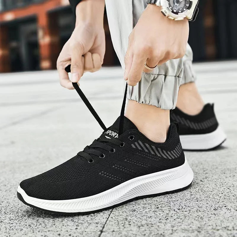 Men Vulcanized Walking Running Shoes Unisex Casual Lightweight Tennis Shoes Athletic Sports Shoes Breathable Fashion Sneakers