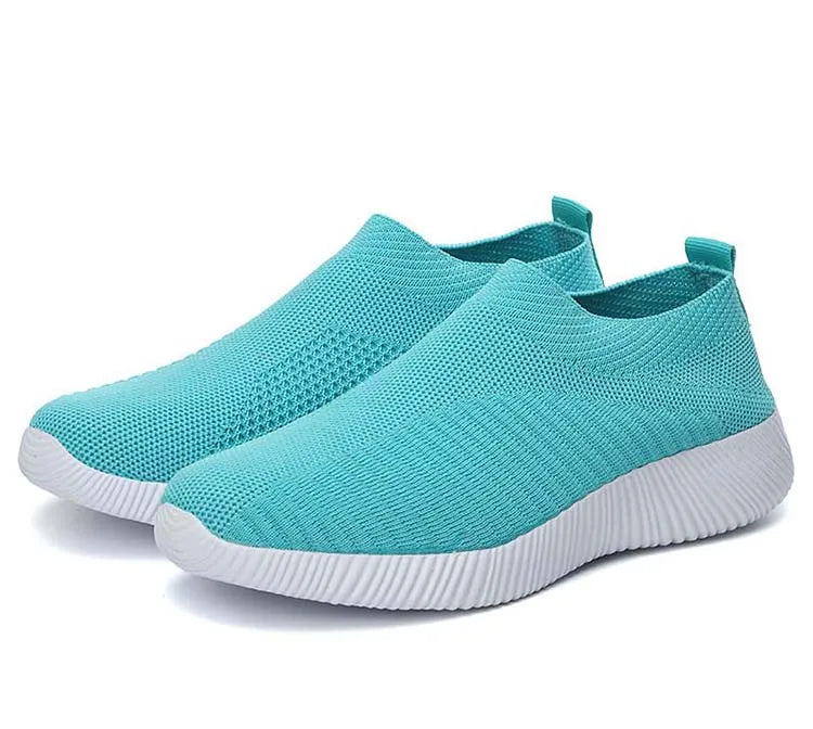 2024 New Fashion Sneakers For Women Casual Shoes Comfortable Soft Sneakers Women Slip On Sock Shoes For Women Ladies Flat Shoes