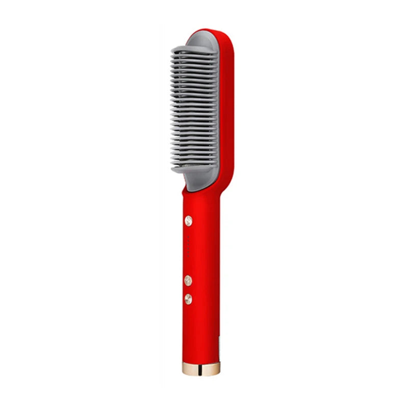 Electric Hair Straightener Brush Professional Fashion Fast Heating Ceramic