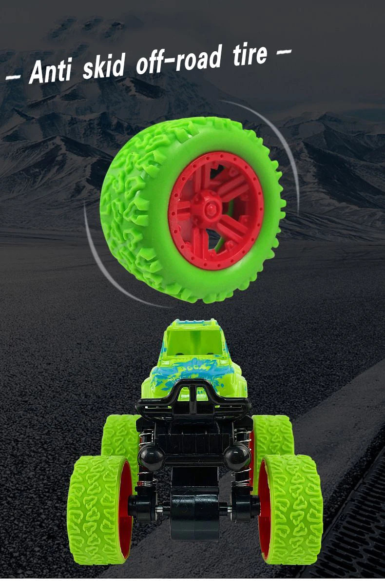 Inertial Off-Road Vehicle Toy Super Fall Resistant Climbing Car Model Car Children's Four-Wheel Drive Toy 360 Degree Rotation