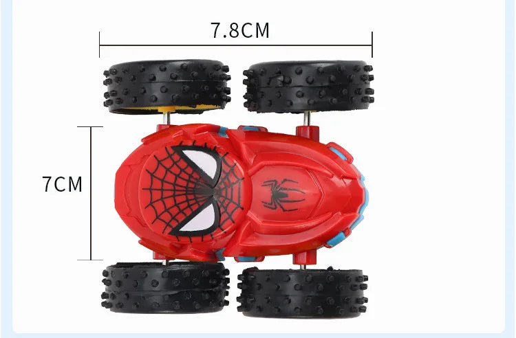 NEW Kids Spider Dump Truck Inertia Car 360 Degree Impact Resistant Double Sided Car Children's Puzzle Toys Student Prize Gifts