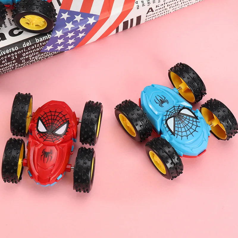 NEW Kids Spider Dump Truck Inertia Car 360 Degree Impact Resistant Double Sided Car Children's Puzzle Toys Student Prize Gifts