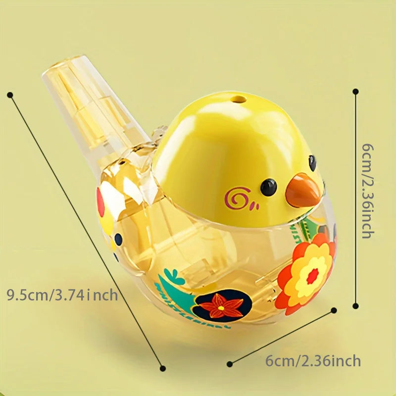 Water Bird Whistle for Infants and Children Toys, Bird's Call for Babies, Can Add Water to Whistle for Training Musical Instrume