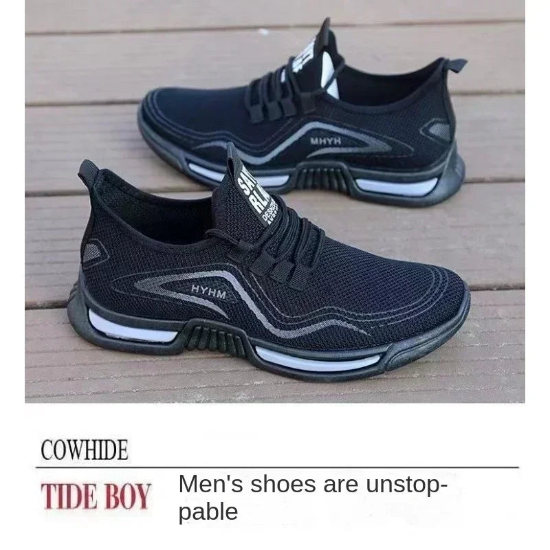 Men's shoes, new summer breathable mesh casual shoes, odor resistant soft sole, versatile sports shoes, trendy shoes for men