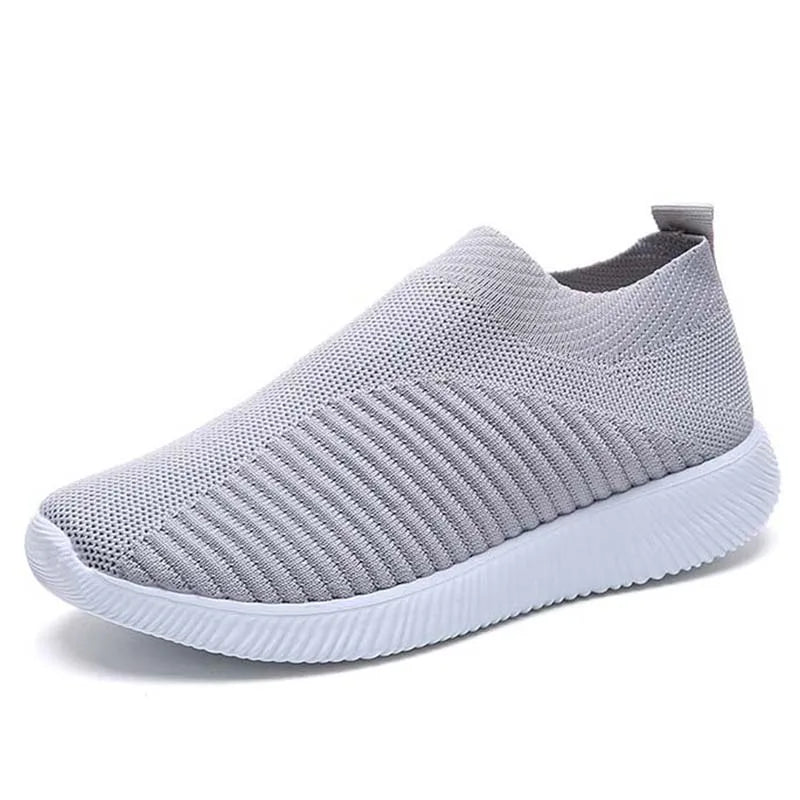 2024 New Fashion Sneakers For Women Casual Shoes Comfortable Soft Sneakers Women Slip On Sock Shoes For Women Ladies Flat Shoes