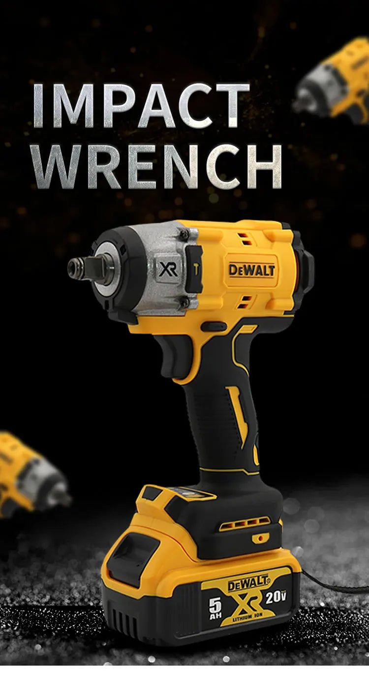 Dewalt 20V Brushless Impact Wrench: 3000RPM Cordless  for Car & Truck Repairs