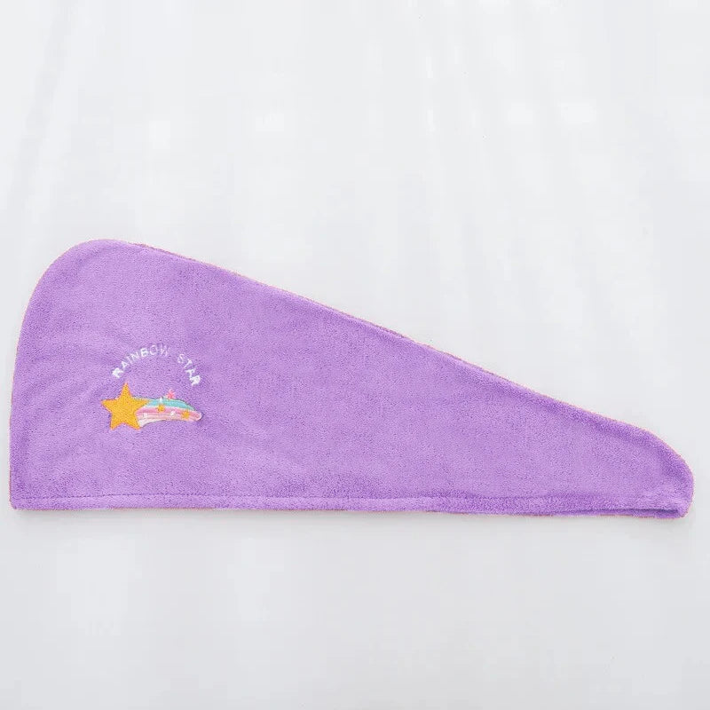 1pc Quickly Dry Hair Hat Super Absorbent Soft Bathroom Women Head Towels Girls