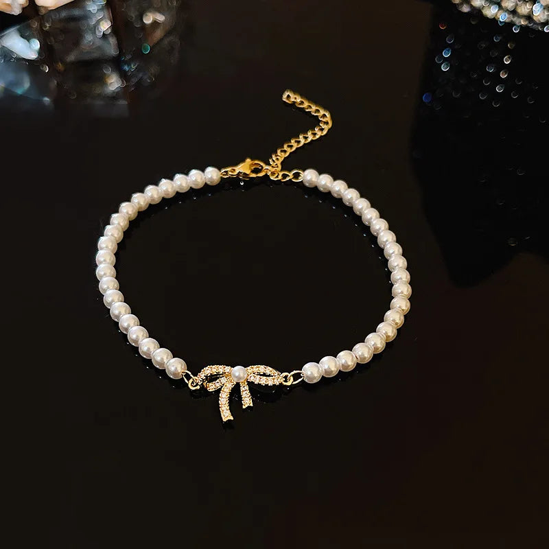 Luxury AAA Zircon Opal Clover Adjustable Bracelet For Women New Fashion Sparkling Gold Color Bracelet Wedding Jewelry Party Gift