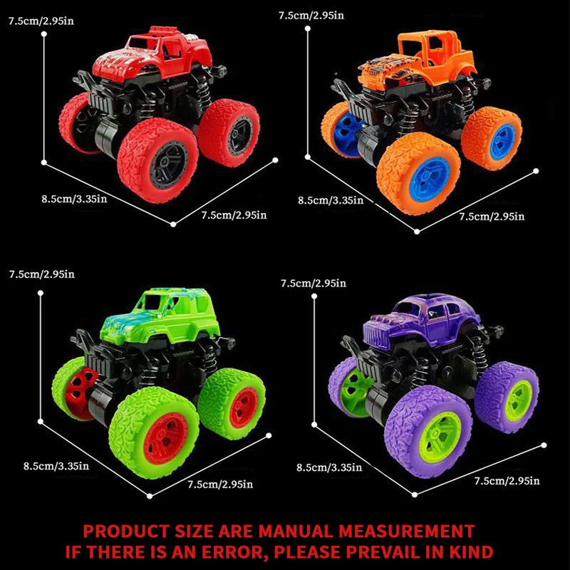 Inertial Off-Road Vehicle Toy Super Fall Resistant Climbing Car Model Car Children's Four-Wheel Drive Toy 360 Degree Rotation