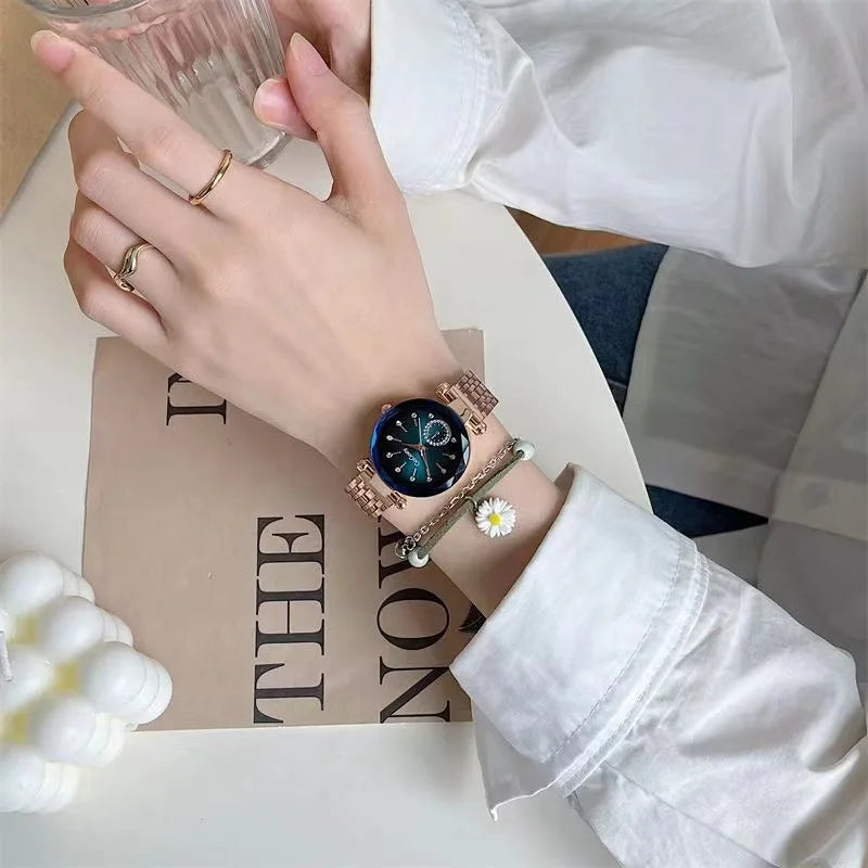 2025 New Brand Women Watches Fashion Steel Ladies Quartz Watch Reloj Mujer Marcas Famosas De Lujo gift Wristwatch Dropshipping