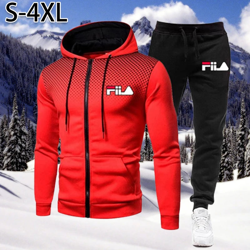 Men's Hoodies & Pants Set - Autumn Sportswear Tracksuit & Jogging Suit