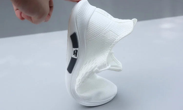 Spring White Casual Shoes Breathable Non-slip Walking Sneakers Men Shoes Outdoor 2025 Comfortable Fashion Lace Up Running Shoes