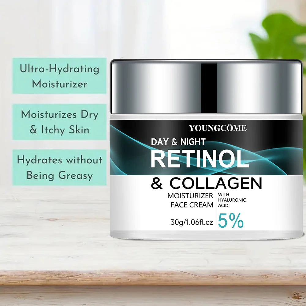 YOUNGCOME Retinol Cream Promotes Skin Elasticity And Luster Nourishing Nourishing And Locking Moisture To Improve Skin Texture