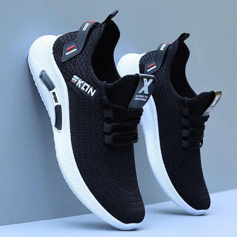 Spring White Casual Shoes Breathable Non-slip Walking Sneakers Men Shoes Outdoor 2025 Comfortable Fashion Lace Up Running Shoes