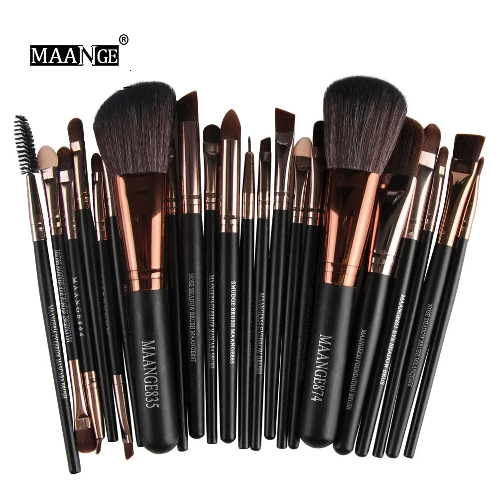 Professional Makeup Brush Tools Set - 3/13/22pcs for Eyeshadow & Eyeliner