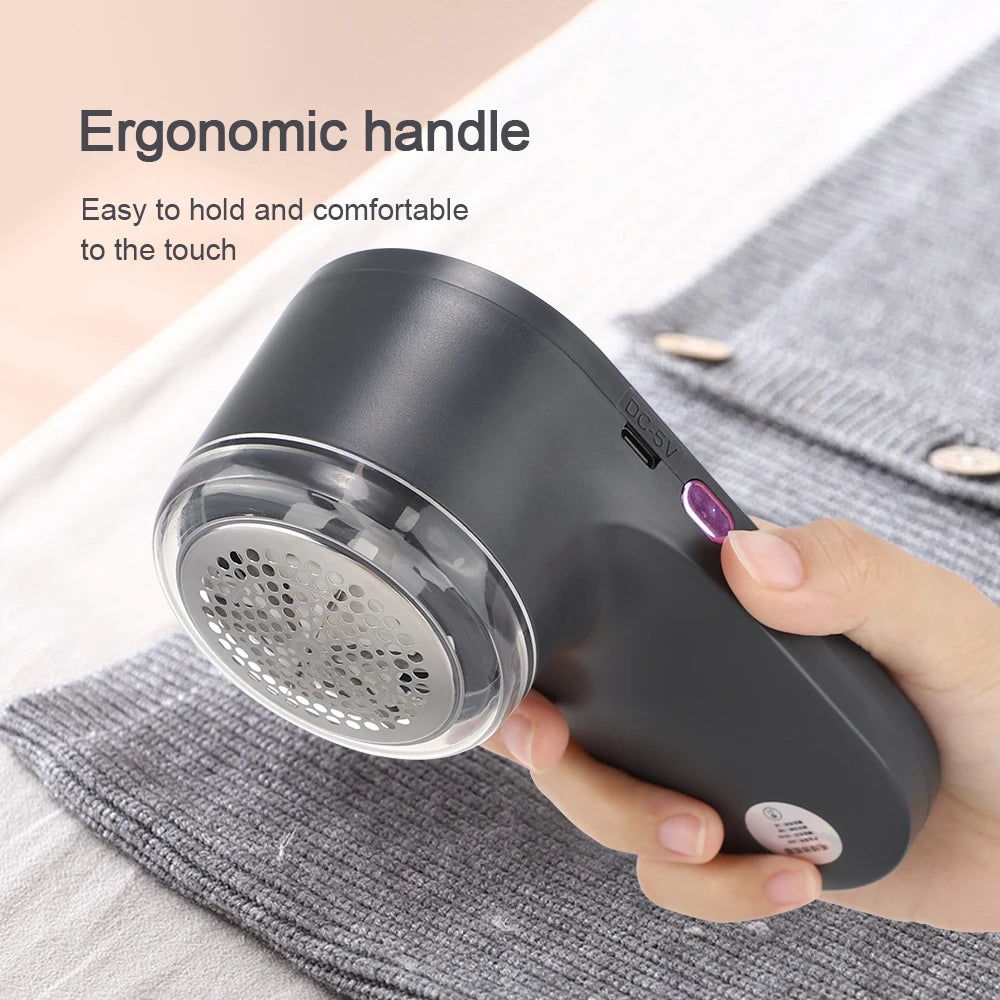 Small Home Clothes Shaving Machine Rechargeable Hair Ball Trimmer Pill Removal Intelligent Digital Display Lints Shaver Trimmer