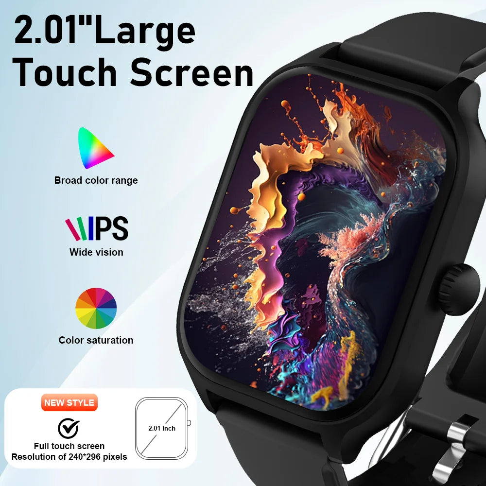 Smartwatch with Call Dialing, Calorie Tracking, Heart Rate & Oxygen Monitor