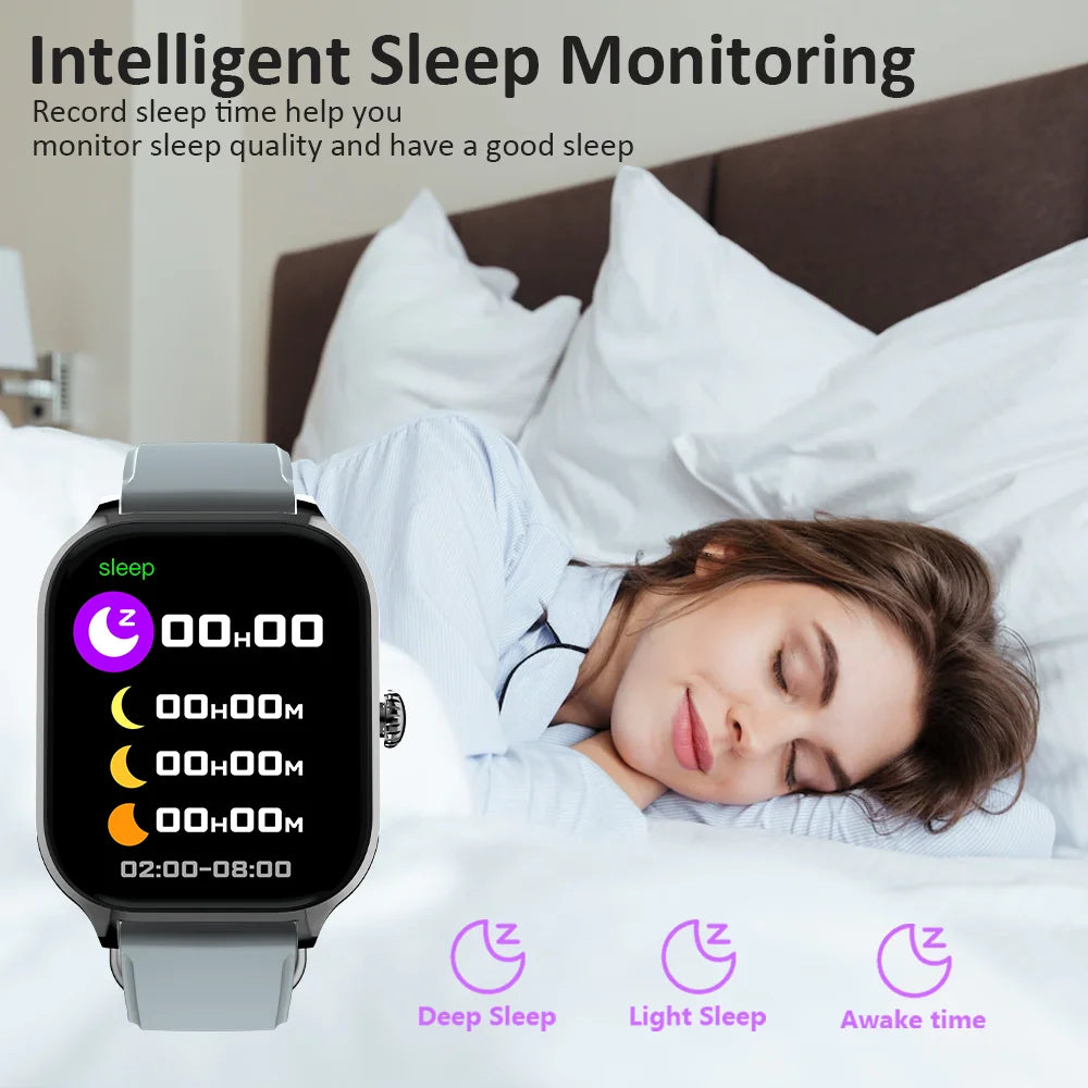 Smartwatch with Call Dialing, Calorie Tracking, Heart Rate & Oxygen Monitor